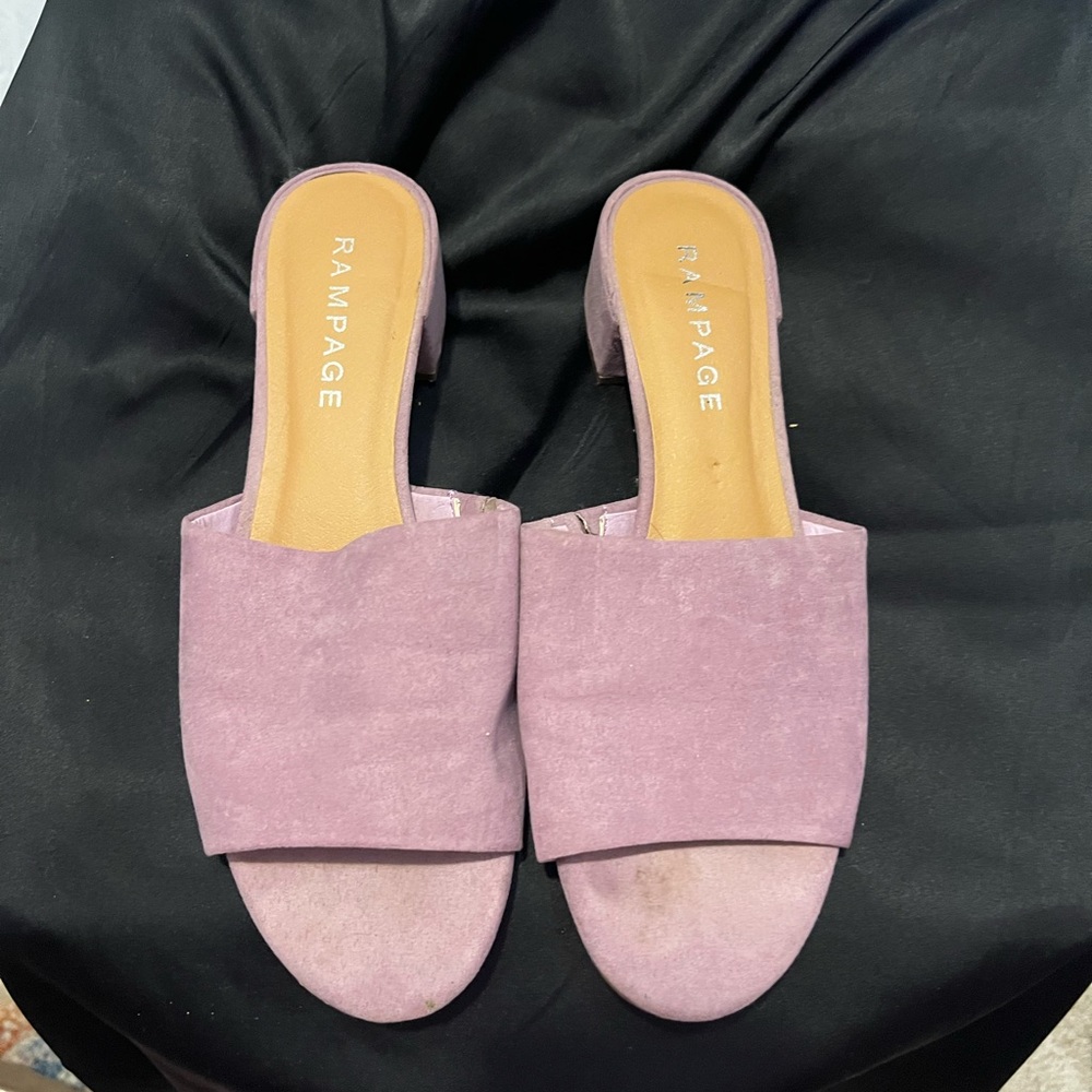 Rampage Women's Mauve Mules